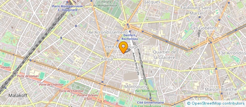 localisation de l'entreprise MADAME MARIE SEGRETAIN  PARIS