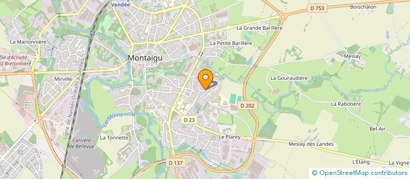 localisation de l'entreprise MADAME MARIE SEGURA à MONTAIGU-VENDEE