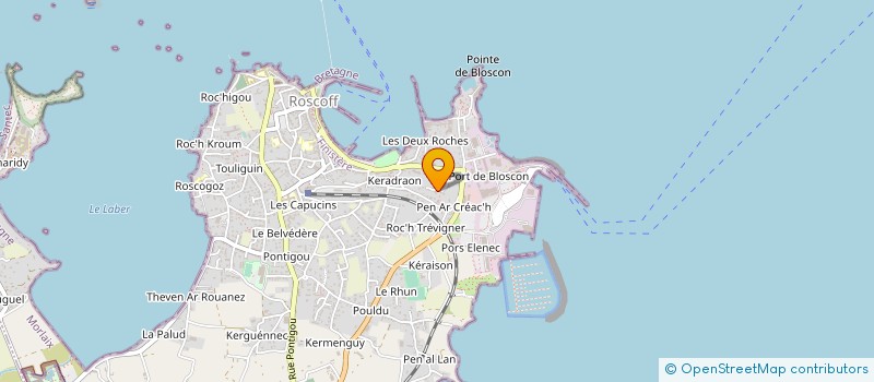 localisation de l'entreprise MADAME MARIE SEITE  ROSCOFF