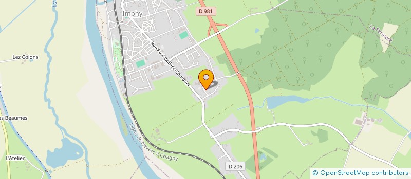 localisation de l'entreprise MADAME MARIE SELLIER  IMPHY