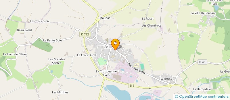 localisation de l'entreprise MADAME MARIE SELLIER-KERAUDREN à LE MENE