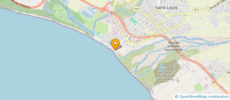 localisation de l'entreprise MADAME MARIE SELLON  SAINT-LOUIS