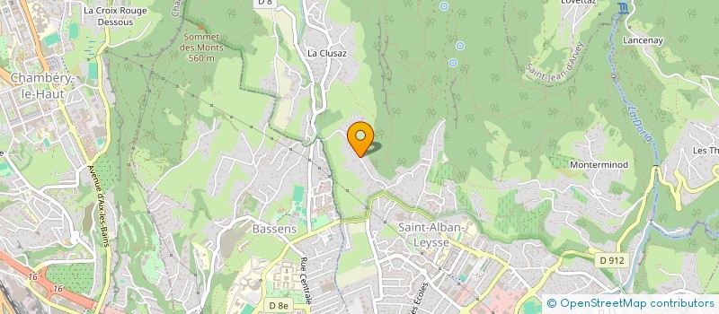 localisation de l'entreprise MADAME MARIE SENNORAT  SAINT-ALBAN-LEYSSE