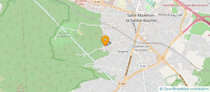 localisation de l'entreprise MADAME MARIE SENOUQUE  SAINT-MAXIMIN-LA-SAINTE-BAUME