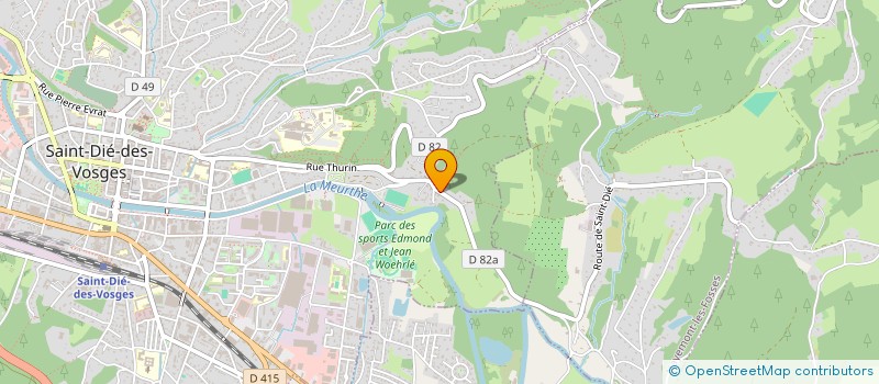 localisation de l'entreprise MADAME MARIE SEPHORA DILOISY  SAINT-DIE-DES-VOSGES