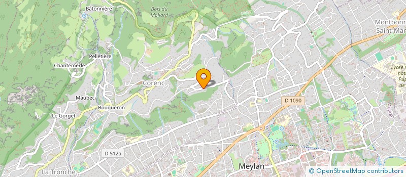 localisation de l'entreprise MADAME MARIE SERANTONI  CORENC