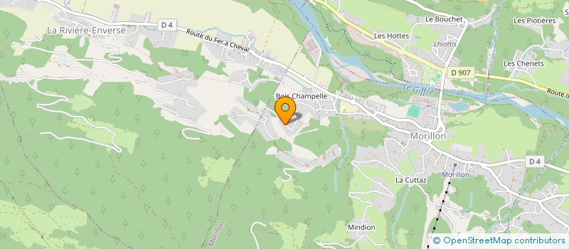 localisation de l'entreprise MADAME MARIE SERAPHIN  MORILLON