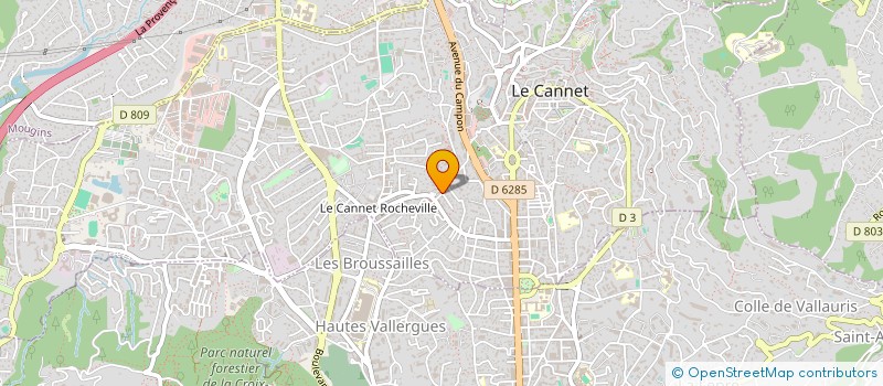 localisation de l'entreprise MADAME MARIE SERFATY à LE CANNET