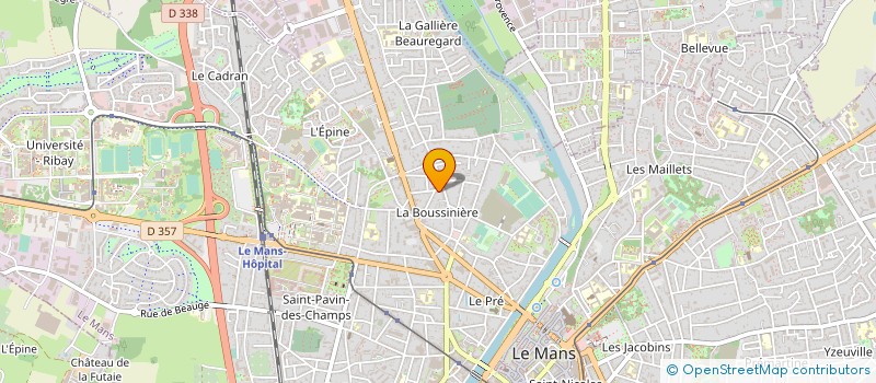 localisation de l'entreprise MADAME MARIE-SERGE COIC  LE MANS