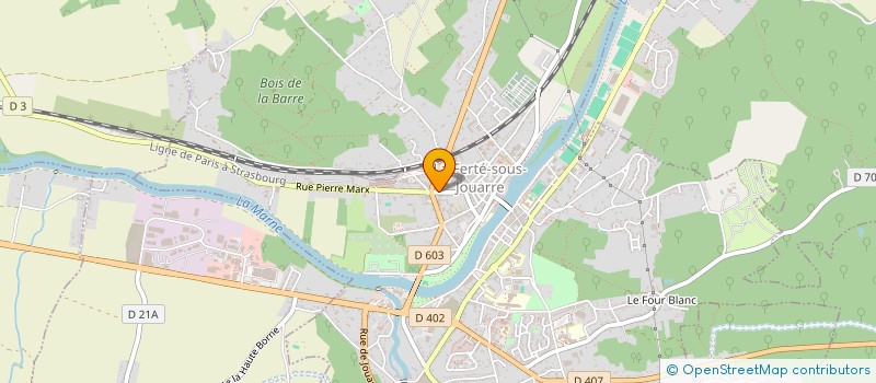 localisation de l'entreprise MADAME MARIE SERGELINE FLEURICIN à LA FERTE-SOUS-JOUARRE