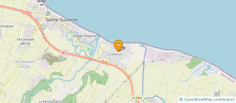 localisation de l'entreprise MADAME MARIE SERIACAROUPIN à SAINTE-SUZANNE