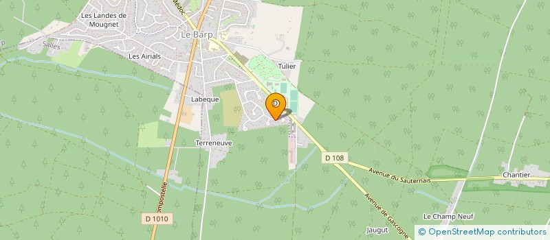 localisation de l'entreprise MADAME MARIE SERIGNAC  LE BARP