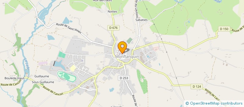 localisation de l'entreprise MADAME MARIE SERRES  MONFLANQUIN