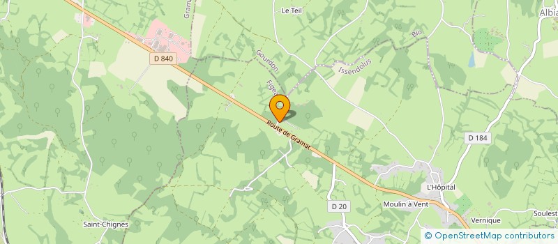 localisation de l'entreprise MADAME MARIE SERRES  GRAMAT