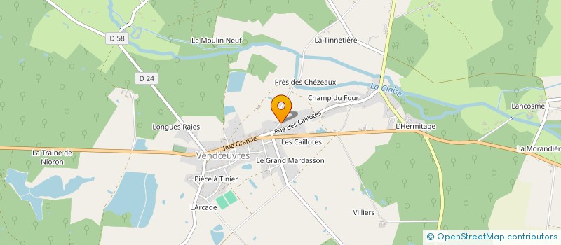 localisation de l'entreprise MADAME MARIE SERTILLANGES à NEUILLAY-LES-BOIS