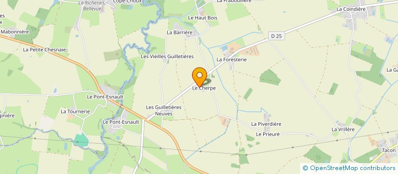 localisation de l'entreprise MADAME MARIE SERVANT à MESANGER
