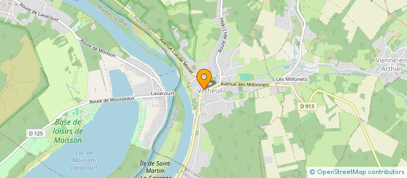 localisation de l'entreprise MADAME MARIE SERVAS à VETHEUIL