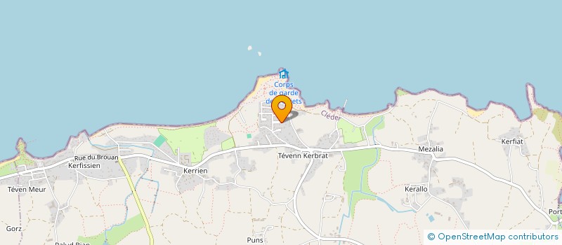 localisation de l'entreprise MADAME MARIE SERVONNAT  CLEDER