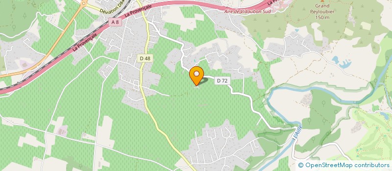 localisation de l'entreprise MADAME MARIE SESTA-CATANIA  VIDAUBAN