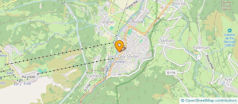 localisation de l'entreprise MADAME MARIE SEURIN  SAINT-LARY-SOULAN