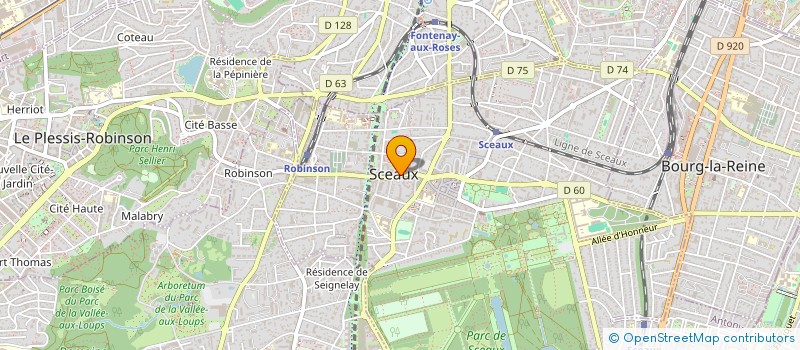 localisation de l'entreprise MADAME MARIE SEVELA à SCEAUX