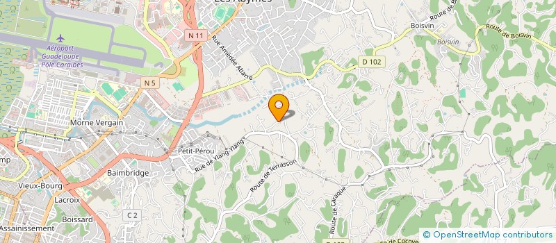 localisation de l'entreprise MADAME MARIE-SEVERINE CARVIGAN  LES ABYMES