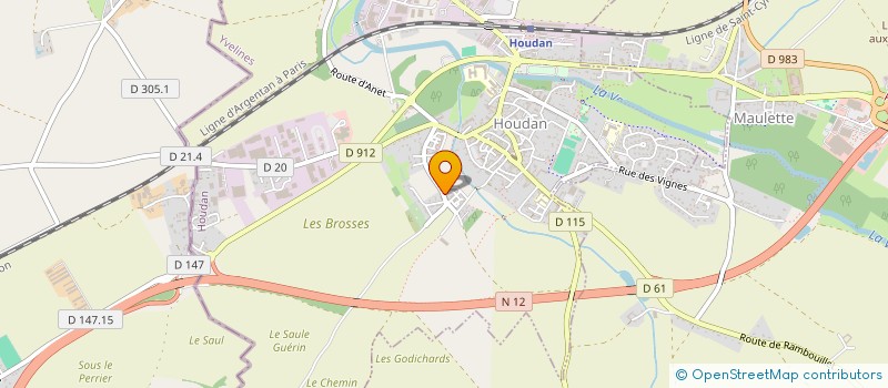 localisation de l'entreprise MADAME MARIE-SEVERINE SUNNASSY  HOUDAN