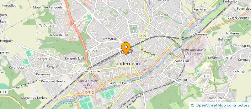 localisation de l'entreprise MADAME MARIE SEZNEC à LANDERNEAU