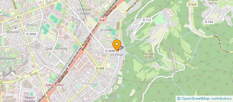 localisation de l'entreprise MADAME MARIE SIAUD à SAINT-MARTIN-D'HERES