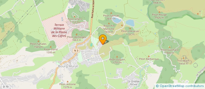 localisation de l'entreprise MADAME MARIE SIBY  LA PLAINE DES CAFRES