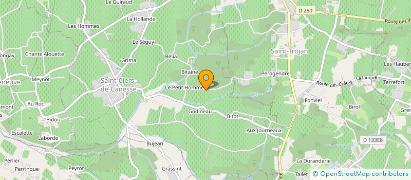 localisation de l'entreprise MADAME MARIE SICARD  SAINT-CIERS-DE-CANESSE