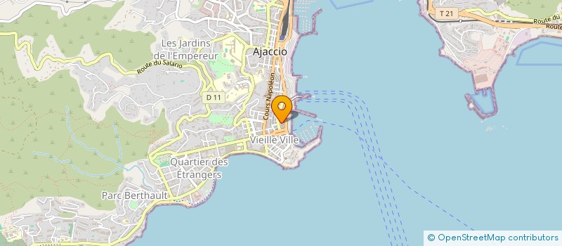 localisation de l'entreprise MADAME MARIE SICTRIST à AJACCIO