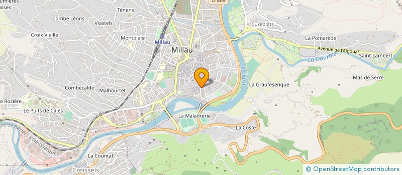 localisation de l'entreprise MADAME MARIE SIGAUD à MILLAU