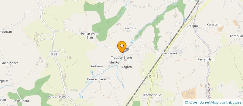 localisation de l'entreprise MADAME MARIE SILLOU  LE VIEUX MARCHE