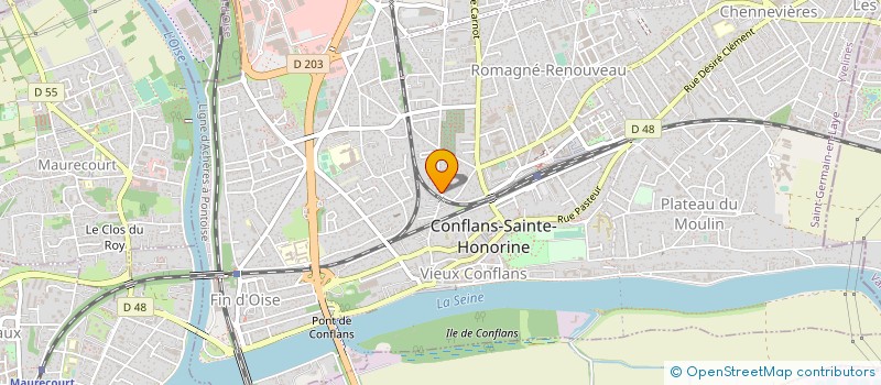 localisation de l'entreprise MADAME MARIE SIMOES  CONFLANS-SAINTE-HONORINE