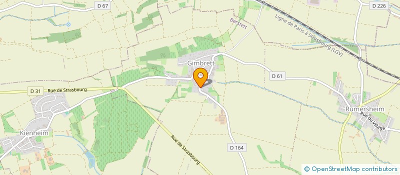 localisation de l'entreprise MADAME MARIE SIMON  BERSTETT