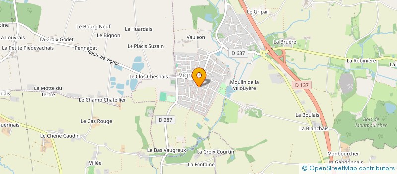 localisation de l'entreprise MADAME MARIE SIMON à VIGNOC