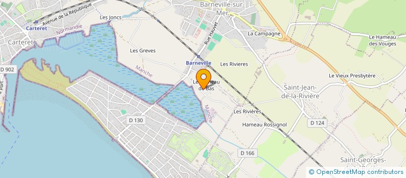 localisation de l'entreprise MADAME MARIE SIMON à BARNEVILLE-CARTERET