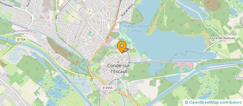 localisation de l'entreprise MADAME MARIE SIMON  CONDE-SUR-L'ESCAUT