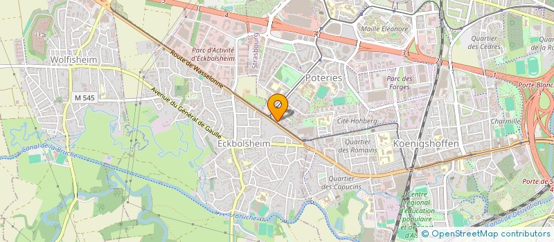 localisation de l'entreprise MADAME MARIE SIMON  STRASBOURG