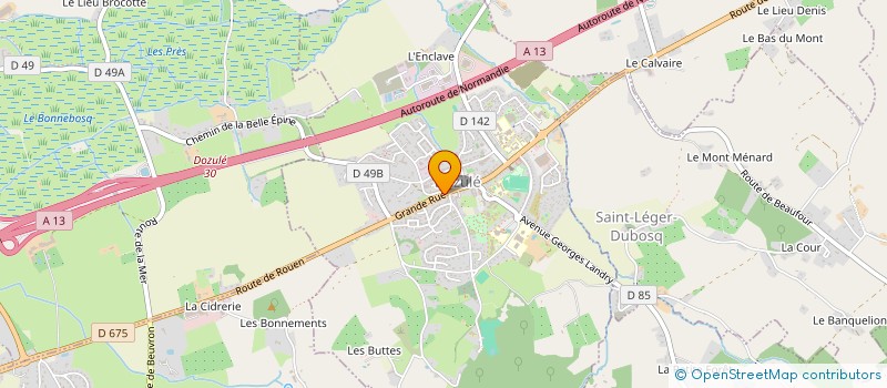 localisation de l'entreprise MADAME MARIE SIMON  DOZULE