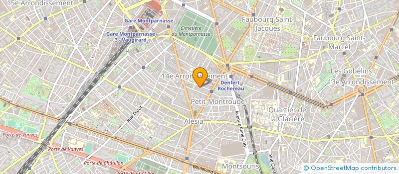 localisation de l'entreprise MADAME MARIE SIMONET à PARIS