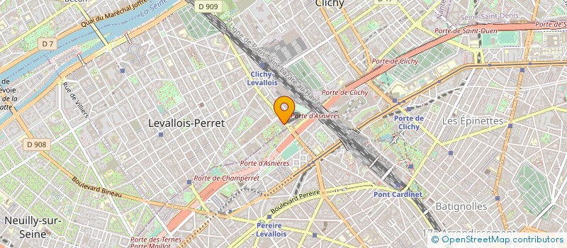 localisation de l'entreprise MADAME MARIE SIMONNET à LEVALLOIS-PERRET