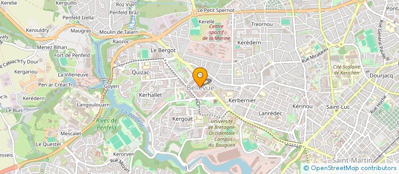 localisation de l'entreprise MADAME MARIE SIMOTTEL  BREST