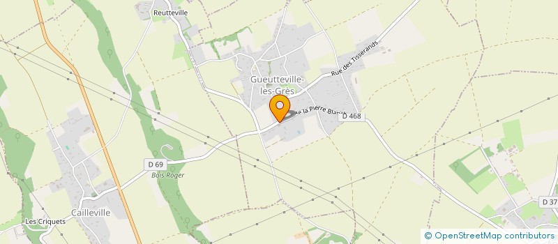 localisation de l'entreprise MADAME MARIE SIRAJ  GUEUTTEVILLE-LES-GRES