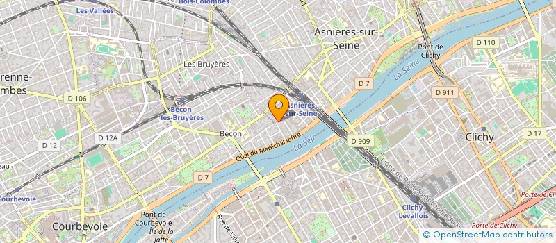 localisation de l'entreprise MADAME MARIE SMADJA  COURBEVOIE