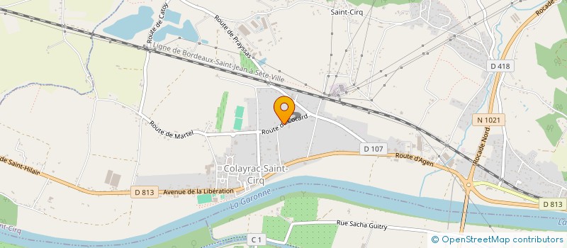 localisation de l'entreprise MADAME MARIE-SOL GIMENEZ  COLAYRAC-SAINT-CIRQ
