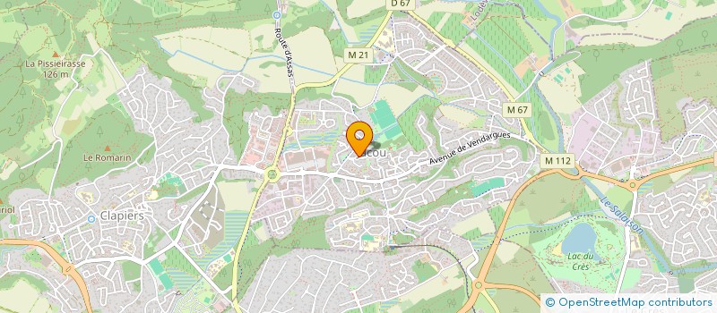 localisation de l'entreprise MADAME MARIE SOLER  JACOU