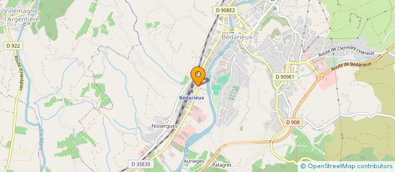 localisation de l'entreprise MADAME MARIE SOLIE  BEDARIEUX