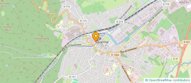 localisation de l'entreprise MADAME MARIE SONNENMOSER  SAVERNE